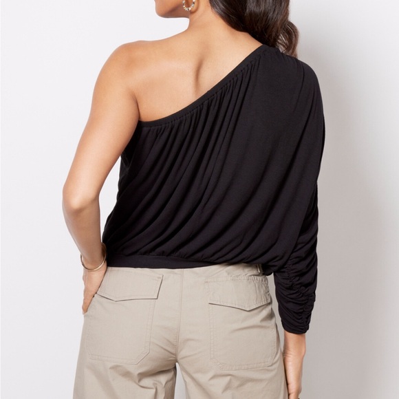 EVEREVE LNA Ashra rubbed one shoulder top NWT size XS - Picture 4 of 7